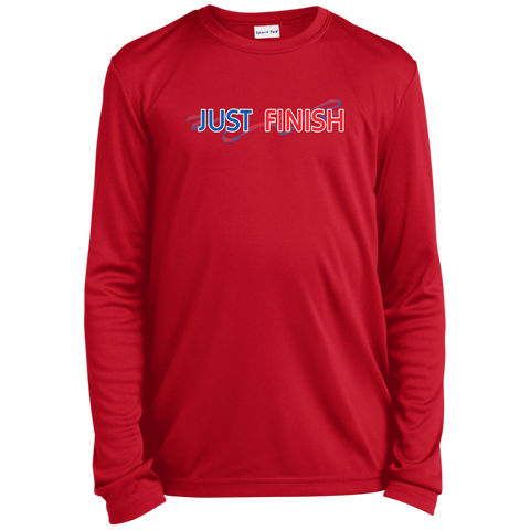 Youth Just Finish Performance Long Sleeve T-Shirt